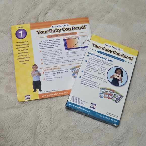 Your Baby Can Read Early Language Development word card set + book 1 - Picture 2 of 15